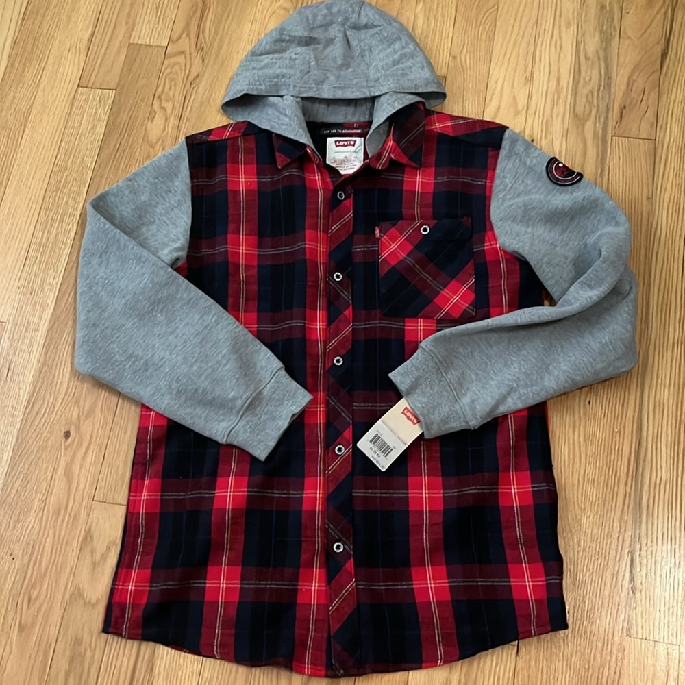 Levi’s Button Down Sweater Hoodie